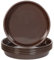 Youngever Lot de 10 soucoupes en Plastique de 25 cm, épaisses et résistantes, idéales pour Les Plantes d'intérieur et d'extérieur
