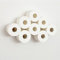 Lot de 4 à 13 Rouleaux de Papier Toilette en Forme de Nuage - Décoration Artistique en Bois pour Toilettes, Cuisine, Salle de Bain, Bar, Restaurant - Décoration d'intérieur (Grands Rouleaux)