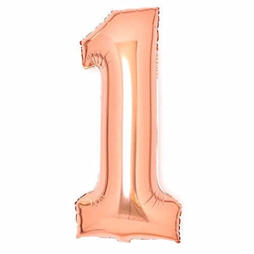 Large Number Rose Gold 1
