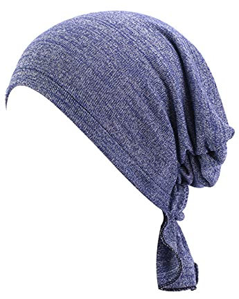 Muslimischen Hijab Kopftuch Damen,Chemo Turban Damen Weich Slouchy Frauen Beanie Mütze Headwear Muslimische Kopftuch Hut Kopfbedeckung Warm Wrap Schlafmütze für Haarverlust Cancer Haarausfall Chemoth