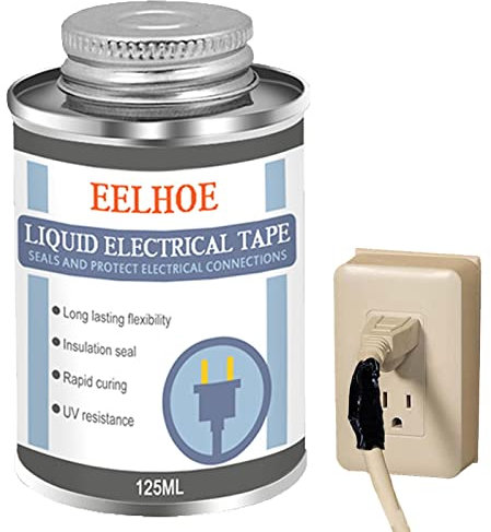 THAELY Cinta Aislante líquida, Goma Aislante líquida, Goma Sellado fijación electrónica Aislamiento rápido a Prueba A, Cinta Aislante eléctrica Resistente al Calor ignífuga