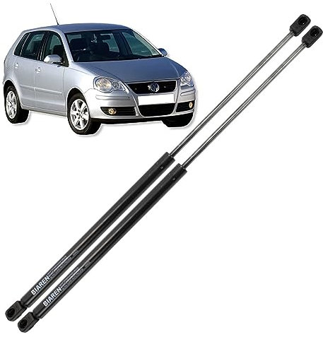 2 x Auto Kofferraum Gasfeder für VW Polo 9N 2002-2009, Heckklappe Gasdruckdämpfer Stoßdämpfer Stützstange Dämpfer Hubstützen Zubehör