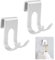2 Piezas Gancho de Pared Razor, Ducha Maquinilla de Afeitar Titular de Acero Inoxidable, Impermeables Soporte para Afeitadora de Ducha, Colgador de Maquinilla de Afeitar para Afeitadora(Plata)