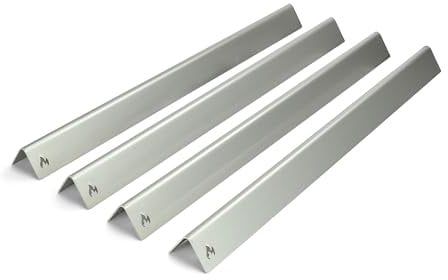 Grillrost.com Das Original Barre aromatiche in Acciaio Inox per Weber Summit (Set da 4 Pezzi - ordinare i Set necessari)