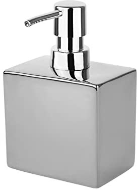 Dispensador de jabón Dispensador de jabón de Manos Dispensador de jabón de cerámica para baño/Fregadero de Cocina Botella de jabón líquido para Manos/Platos Recargable Accesorios de baño
