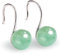 Hohe Ferse Form Jade Ohrstecker Ohrringe Grüne Jade Ohrringe Ohrstecker, 925 Sterling Silber Ohrringe Ohrstecker, Glücksbringer Ohrringe Handmade Ohrringe Geschenk für Geburtstag Jahrestag (Silber)