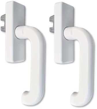 Schüco 2er Sparset Getriebehandhebel 214556 für Kunststoffenster M&A/Schnicks System 2000