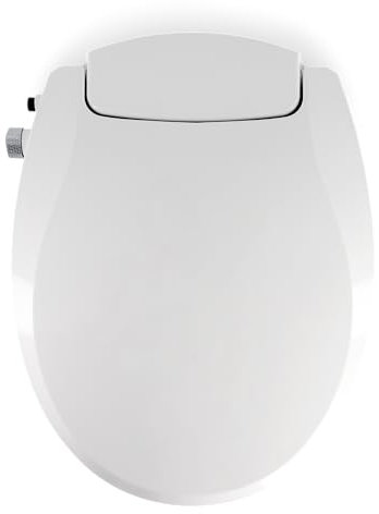 BOKU - Abattant Japonais - Avec Filtre Hydro - Hygiénique, Ecologique et Economique - Lavage par Jets Avant & Arrière - Marque Française, Technologie Brevetée - Forme Ovale (O)