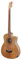 Batking Basso elettrico acustico, 41 '' Cutaway elettrico basso acustico 4 corde (Tiger Stripe)