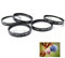 Objectif 40,5 mm + 1 +2 +4 +8 +10 dioptries pour appareil photo sans miroir Sony Alpha ZV-E10 II avec objectif E PZ 16-50 mm f/3.5-5.6 OSS II