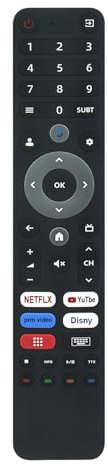 ALLIMITY Sprach Fernbedienung Kompatibel mit DYON iGoo TV 32H | 40F | 43F | 43U | 50U | 55U