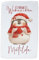 GRAZDesign Geschirrtuch zu Weihnachten personalisiert mit Namen Motiv Pinguin 60x40cm