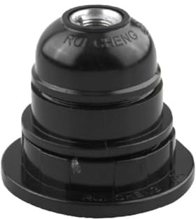 E27-Lampenfassung, schwarzes Gewinde, ideal für jedes Ambiente. Modernes und vielseitiges Design, das Ihre Dekoration ergänzt. Perfekt, um Ihren Raum stilvoll zu beleuchten.