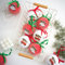 Dekorative Bäume Top Glas Christbaumschmuck Alter Mann Weihnachtsbaum Aufkleber Neclace (C-E, Einheitsgröße)