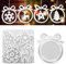 Silikonformen Gießformen, 2 Pcs Silikonform Weihnachten Anhänger Silikon Gießform Anhänger Schneeflocken Weihnachtsbäume Elche usw, Epoxidharz Formen zur Herstellung von Weihnachtsdekorationen
