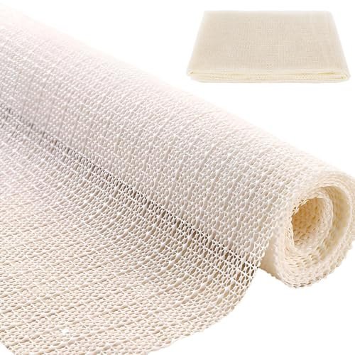 EVDZNA Antirutschmatte für Teppich, 180x200 cm/70,86x78,74 in PVC Schneidbare rutschfeste Unterlage, Mehrzweck Anti Rutsch Matte, Waschbare PVC Mesh Anti Rutsch Pad, für Teppich, Duschraum, Auto