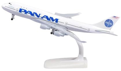 LIUSANG Scale aircraft 20cm For Pan Am 747 Plane Model Boeing 747 Airplane Diecast Metal Aircraft Model Collection Souvenirs Suitable for display