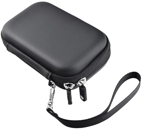 FOSOTO Shockproof Digital Camera Case, Protective Hard Case Compatible for Canon Powershot SX720 SX620 SX710HS Panasonic Lumix ZS50 ZS40 Sony W830 W800 W810 Hard Storage Case with Wrist Strap