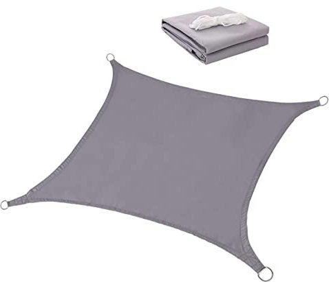 FONDOTIN 1stück Wasserdichtes Sonnensegel Polyester Für Garten Und Pool Uv-Schutz Und Strapazierfähigkeit Für Terrassen Und Außenbereiche