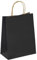 10/30/50Party Geschenktasche Recycelbare Kraft Papier Einkaufstasche Weihnachten Tag Hochzeit Candy Geschenk Tasche Lieferung Verpackung Handtasche (schwarz, 15x21cmx30pcs)