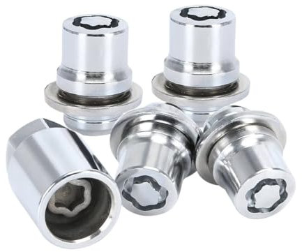 BASPHHH écrou Jante Compatible avec Toyota pour Camry 2015-on pour C-HR 2018-on 33MM Hauteur Écrous de Roue de Verrouillage Ensemble M12 x 1,5 00276-00900 PT27648100