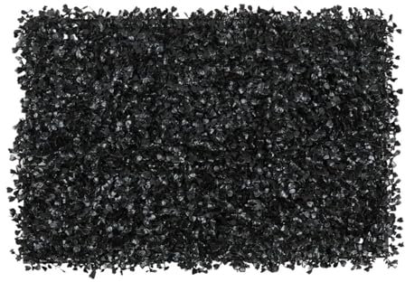 SDIUAKBV Kunstrasen 1PC Rasen Dekoration 40X60cm Künstliche Milan Gras Teppich Rasen Simulation Kunststoff Pflanzen Rasen Hotel Hause Hochzeit Hintergrund Wand(Black)