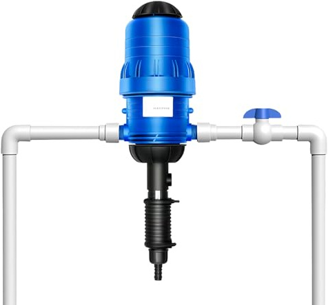 Inyector de fertilizante 20-2500L/H, bomba dosificadora de riego para riego por goteo, 0,4-4%, dosificador de fertilizante con manguera y soporte, inyector de fertilizantes para agricultura, jardín