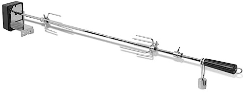 Genérico Spiedo motorizzato da rosticceria in Acciaio 1000 mm,2.55kg,42249