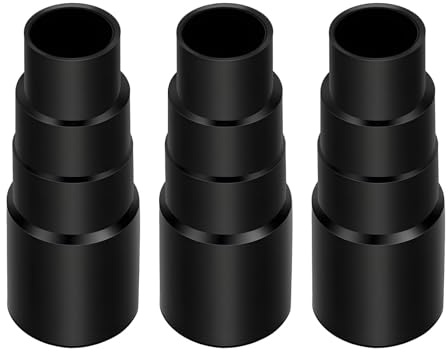 Vacuum Hose Adapter, Dust Extractor Hose Adaptor, Extraction Reducer | Suitable to Random Orbital Sanders, Circular Saw Router, Jigsaw, Includes 25mm 30mm 34mm 42mm Reducers