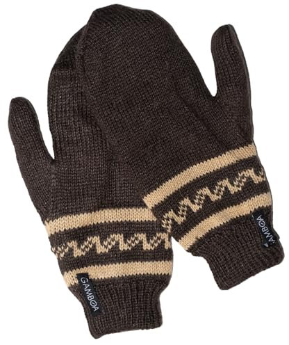 Gamboa Warme und Weiche Alpaka Handschuhe Winter Alpaka handgemacht Handschuhe aus Peru