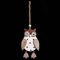 Feeric Lights & Christmas - Weihnachtsthema owl Hanging Leg - Ungebleichte Eule