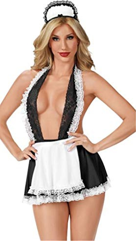 Sxybox Sexy Minirock Babydoll Cosplay Schulmädchen/Krankenschwester Kostüm Dessous Christmas