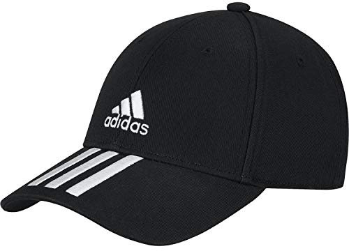 adidas Unisex-Child Bball 3s Cap Ct Baseball, Black/White/White, OSFY