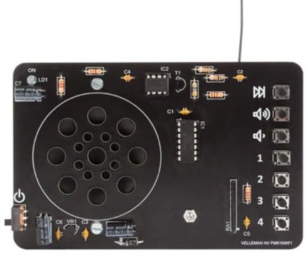 Whadda Lötbausatz, digital gesteuertes UKW-Radio