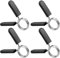 ZoZoMaiy 4Pcs Spring Collar Clips 25 mm Dumbbell Barbell Clamps Exercise Collars Barbell Clip Clamps for Olympic Weight Bar Dumbbells Gym Fitness Training