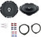 Hertz DCX 170.3 Lautsprecher mit Einbauset passend für Opel Astra G 1998-2005 Türen vorne 200 Watt 16,5 cm 2 Wege Koax