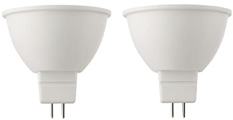 ADAKAT 2er Pack, LED Spot 12V GU5.3 5W, warmweiß 3000K