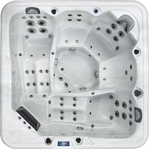 Palm Spas LAGOON 5 Seater Twin Lounger Hot Tub American Balboa with Bluetooth and Lights