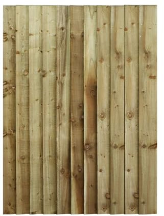 Bespoke Custom Made To Measure UPTO HEIGHT: 5ft (150cm High) Feather Edge Semi-Braced Flat Top Pathway Garden Pedestrian Gate [Width Between 90CM to 105CM Hinge Pack Option Removed