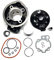 Mota Kit Noir 75cc fonte MINARELLI AM6 Cylindre Culasse top racing pour 50 à boite 1 mono segment 49MM