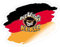 Spreadshirt Die Wilden Kerle Logo Deutschland Sticker, max. 10 x 10 cm, 10 x 10 cm, Transparent glänzend