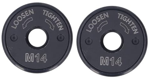 Piastra di Pressione Autobloccante 2 Pezzi Filettatura M14 Dado di Serraggio per Smerigliatrice Angolare a Sgancio Rapido