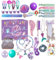 Weihnachts-Countdown-Schmuckkästchen, Weihnachts-Countdown-Adventskalender | Adventskalender Mädchen mit Haarschmuck - 2024 Haarschmuck, Adventskalender für Mädchen, Ausgabe 2024, Meerjungfrauen-Verkl