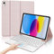 Occtingkind, Tastiera per iPad A16 2025 e iPad 10 Gen 2022, Custodia con Tastiera per iPad10.9/11, Cover Touchpad Magnetica Staccabile Bluetooth Keyboard, Italiano Layout, USB C, Rosa