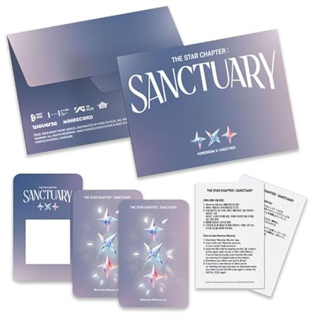 Generic - TXT [The Star Chapter: SANCTUARY] (Weverse Albums ver. - Version B) Displayalbum mit Kartenhalter, QR-Karte, Fotokarte A, B und 5 zusätzlichen Fotokarten