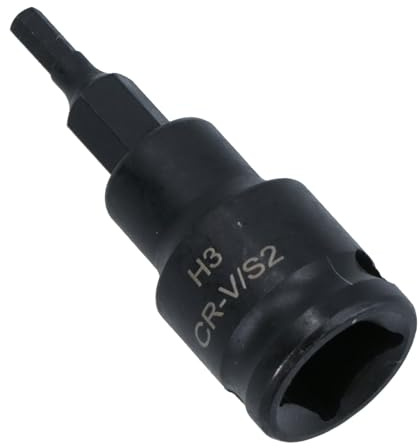 3mm x 45mm 3/8in. Drive Short Impact Impacted Allen Hex Key Socket