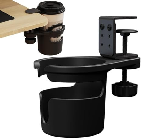 lomonmen Porte Gobelet Bureau,Porte Boisson,Porte Gobelet Rotatif,Porte Tasse pour Le Bureau ou la Maison