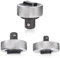 YOZAIUUI Finger Ratchet Driver Set: 3PCS Reversible Thumb Ratchet Wrench 45 Tooth Mini Thumbwheel Tool | 1/4 3/8 1/2 Drive