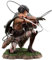 Huawealthy Levi Anime Figur Eren Jaeger Figur Pfadfinder Regiment Action Statue PVC Modell Desktop Ornamente Dekoration Souvenir Sammlung Geschenk für Fans