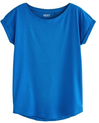 NEXT Damen Standard T-Shirt mit Flügelärmeln Hellblau 46